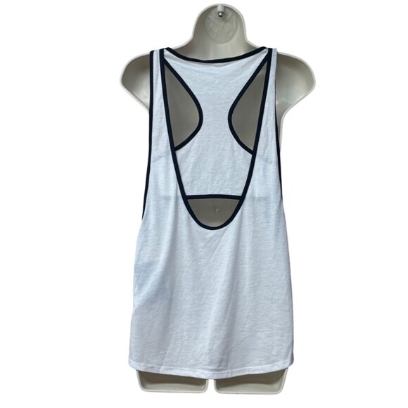 Energie Active Juniors' "Strength" Layered-Look Tank Top. Off White, M - Picture 11 of 11
